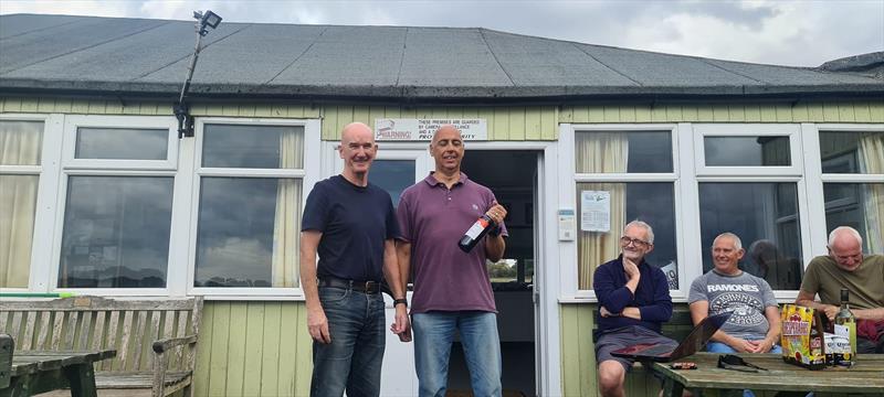 Eric Haselden wins the Border Counties Midweek Sailing at Nantwich photo copyright Peter Chambers taken at Nantwich & Border Counties Sailing Club