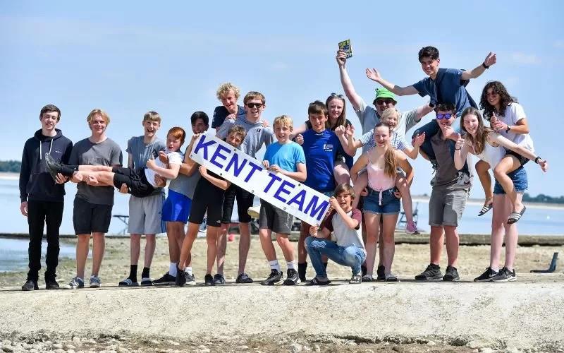 Kent Schools Sailing Association (KSSA) Team photo copyright Jon Bentman taken at Kent Schools Sailing Association