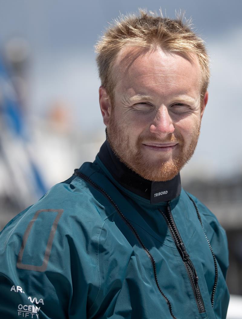 Quentin Vlamynck, skipper of the Ocean Fifty Arkema photo copyright Vincent Olivaud / Arkema Sport taken at 