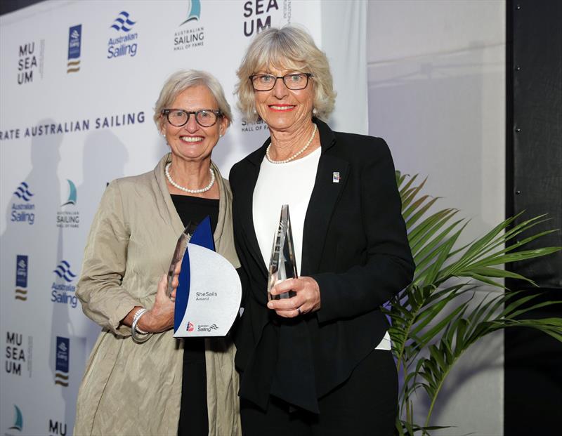2019 SheSails Award Winners Jan Howard and Mary Holley photo copyright Gregg Porteous taken at 