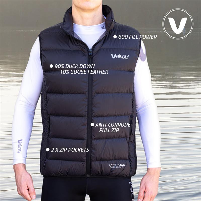 Vaikobi Down Vest photo copyright Vaikobi taken at 