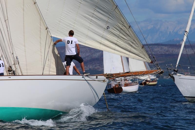 Vintage sails in regatta photo copyright Paolo Maccione taken at 