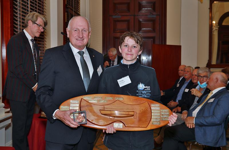 Tomas Armistead wins the Sabot Trophy in the Australia Day Regatta photo copyright Steve Oom Photography taken at Royal Sydney Yacht Squadron