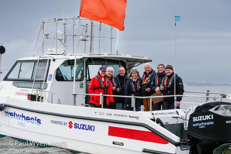 41st Hamble Winter Series - the team on Wetwheels - photo © Paul Wyeth / www.pwpictures.com