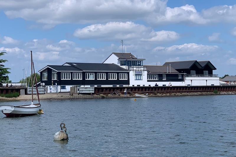 Blackwater Sailing Club from the Estuary photo copyright Zoe Nelson taken at Blackwater Sailing Club