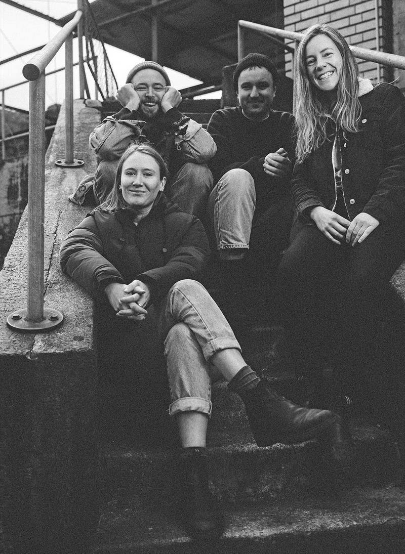Quivers, Bella Quinlan at front then back L-R Sam Nicholson, Michael Panton, Holly Thomas - Festival of sails photo copyright Rick Clifford taken at Royal Geelong Yacht Club