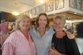 Ocean Racers in Metung: MYC members Wendy Bull and Robyn Kanat with Jane Richardson, of Hobart, Tasmania © Jeanette Severs