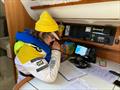 Radio operator on the job KISS Race Rally 2022 © Queenscliff Cruising Yacht Club
