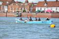 Gig racing off the quay during Burnham Week © Alan Hanna