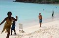 Games on the beach in Antigua