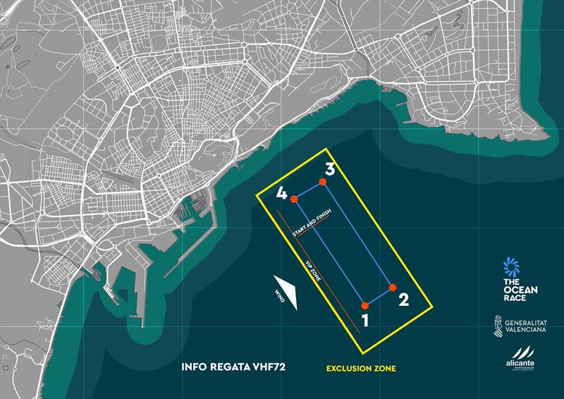 The Ocean Race in-port map photo copyright The Ocean Race taken at 