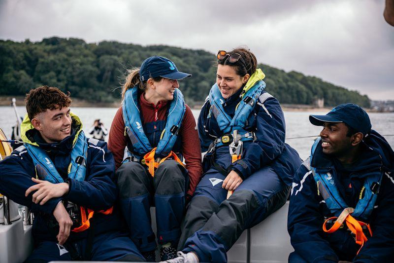 Young people sailing with the Ellen MacArthur Cancer Trust as part of Round the Island Race - photo © Martin Allen Photography
