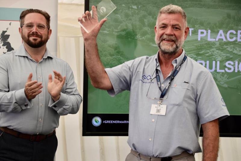 2022 Green Innovator-Award Winner ePropulsion. (L-R) Tim Mayer MDL and Steve Bruce ePropulsion photo copyright MDL Marinas Group taken at 