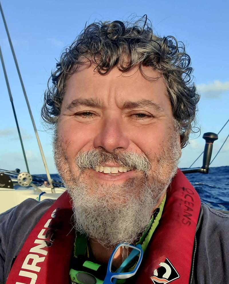 Guy Chester winner of the Australian Trophy. Taken at sea in the Atlantic - Cape Town to Antigua photo copyright Guy Chester taken at 
