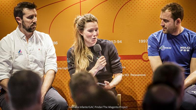 Claire Vayer outlined IMOCA's upcoming Diversity, Equality & Inclusion programme photo copyright Amalia Infante / GAC Pindar / The Magenta Project taken at 