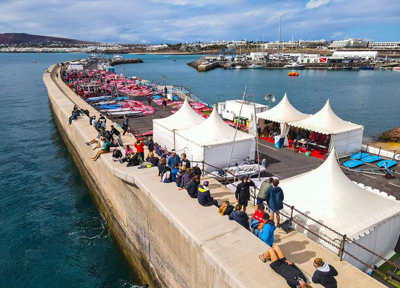 Killing time in Marina Rubicón - 2023 Lanzarote International Regatta photo copyright Sailing Energy / Lanzarote Sailing Center taken at Lanzarote Sailing Center