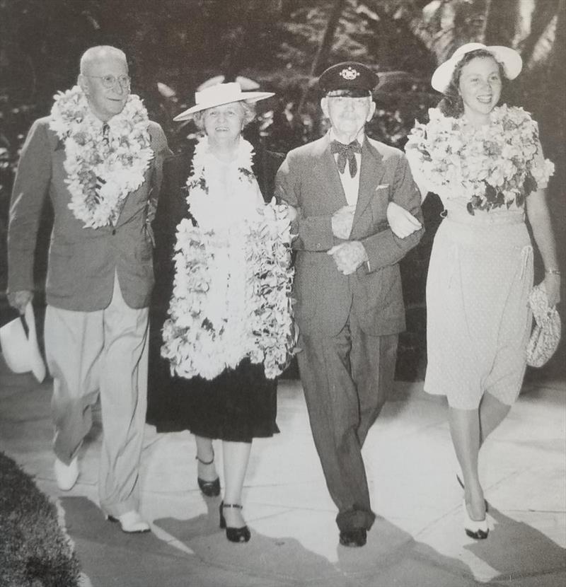 Left to right: Al Soiland, Fine Soiland, Clarence MacFarlane and Soiland goddaughter Helen Ann Grundy in 1941 photo copyright Transpacific Yacht Club taken at Transpacific Yacht Club