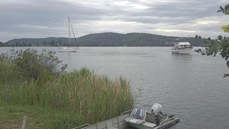 Moored on the Clarence River photo copyright SICYC taken at Shag Islet Cruising Yacht Club