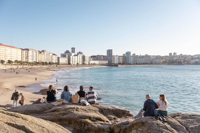 Playa Orzan A Coruña - Global Solo Challenge photo copyright Turismo A Coruña taken at 