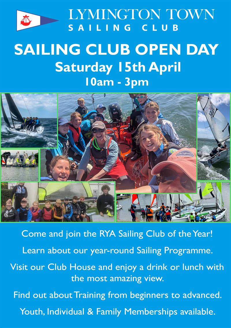 Lymington Town Sailing Club Open Day photo copyright LTSC taken at Lymington Town Sailing Club