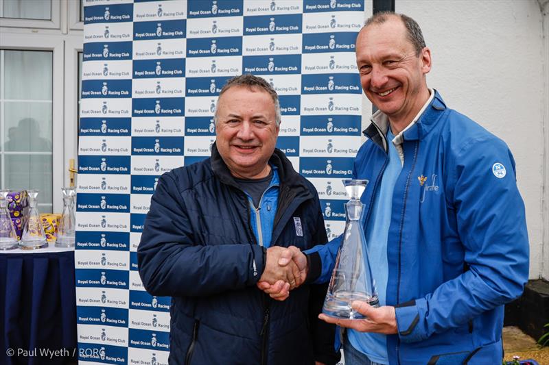 RORC Commodore James Neville and Simon Perry of Cape 31 Jiraffe - 2023 RORC Easter Challenge - photo © Paul Wyeth / pwpictures.com