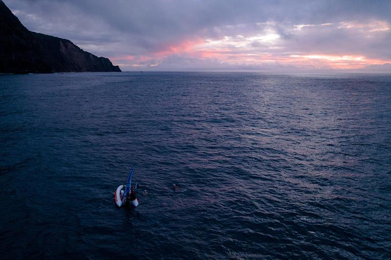 Passing Little Barrier - photo © Joshua McCormack and Gareth Cooke