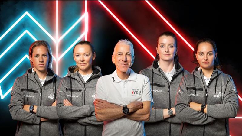 From left to right : Silvia Mas, Shirley Robertson, Christian Wahl, Eilidh McIntyre, Anja von Allmen - photo © Vandy studio / Sailing Squad Mirabaud