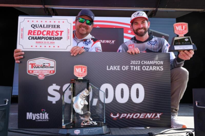 Crestliner pros go one-two at the Major League Fishing Tackle Warehouse Invitational photo copyright Major League Fishing taken at 