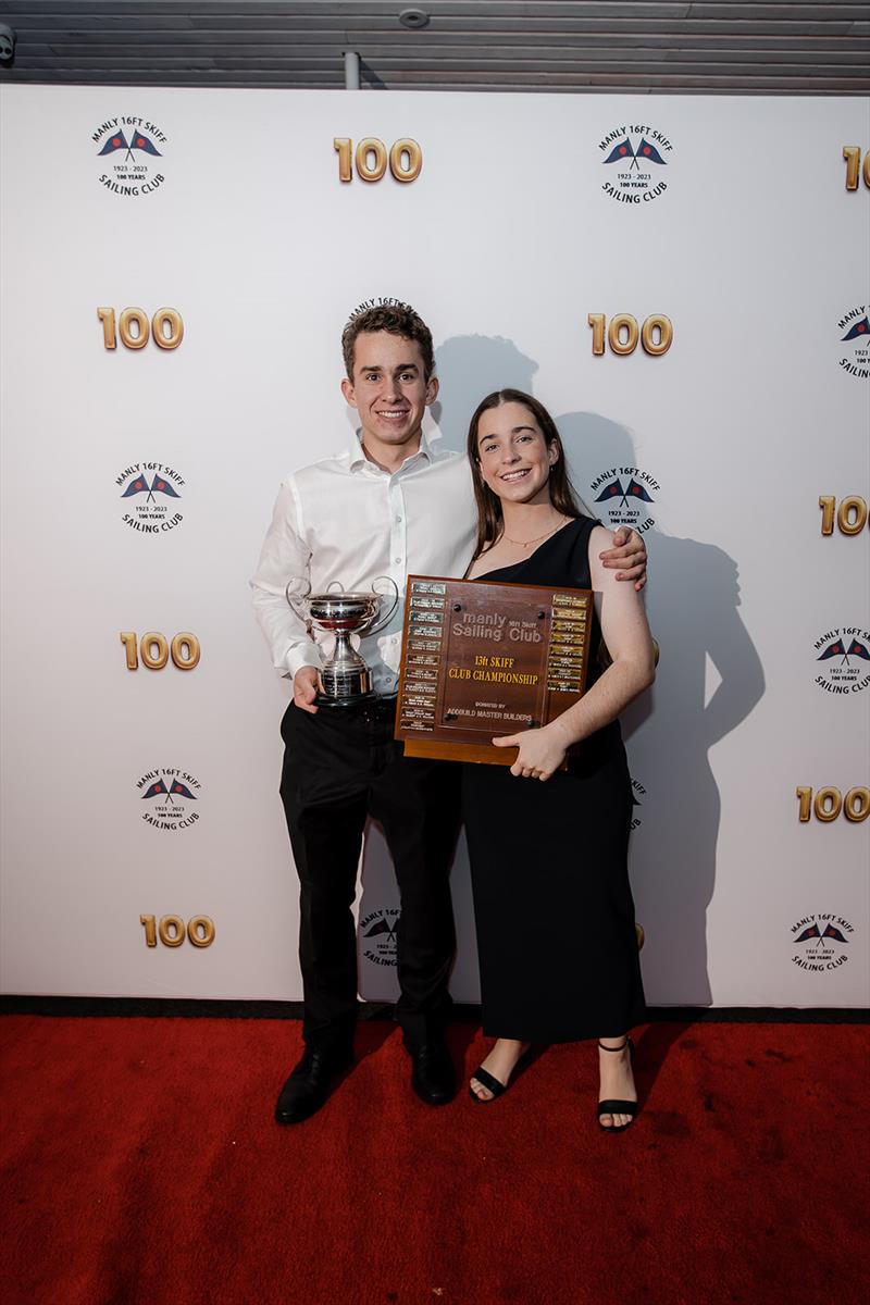 James Hopkins, Jemma Hopkins with their trophy and Malcolm Page - photo © Third Wheelin' Co.