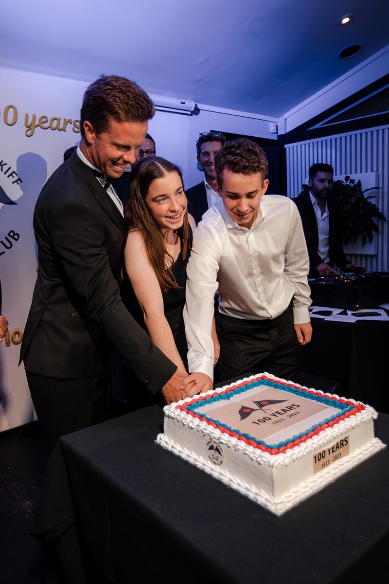 Cake Cut photo copyright Third Wheelin' Co. taken at Manly 16ft Skiff Sailing Club