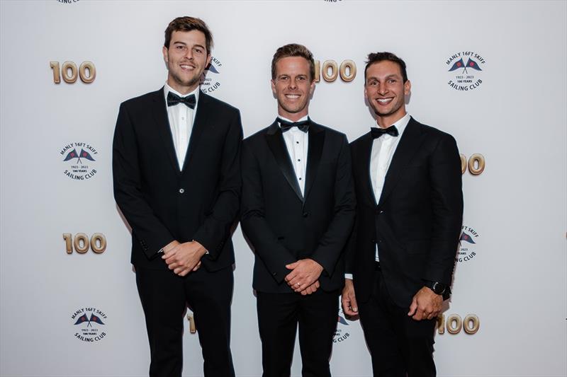 Angus Williams, Daniel Turner and Matt Stenta photo copyright Third Wheelin' Co. taken at Manly 16ft Skiff Sailing Club