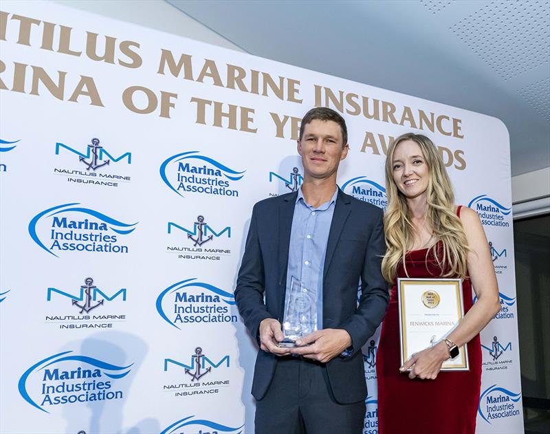 Tim and Sarah Fenwick - Marina of the Year Award Hall of Fame inductee - photo © Gerald Tye