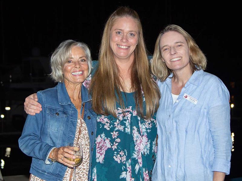 Mooloolaba Yacht Club members Gaye Hoole, Kristie Hatch and Commodore Tanya Kelly photo copyright Mark Dowsett taken at Mooloolaba Yacht Club