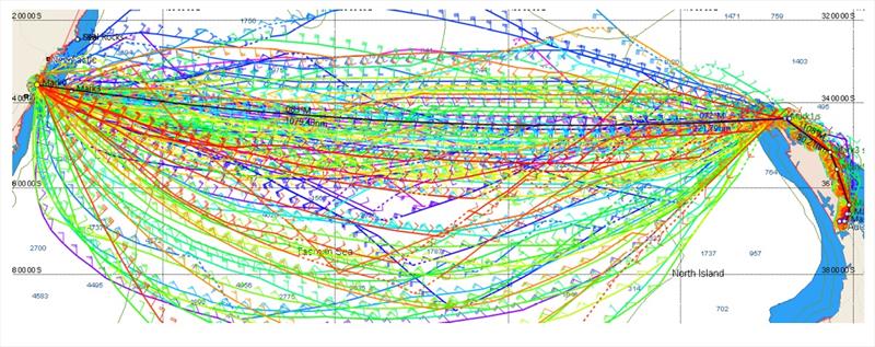 Sydney to Auckland Ocean Race - Maxi Weather Route - photo © Sydney to Auckland media