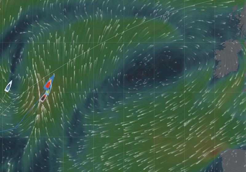 Anticyclone situated about 500 miles west of Galway - The Ocean Race photo copyright The Ocean Race Tracker taken at 