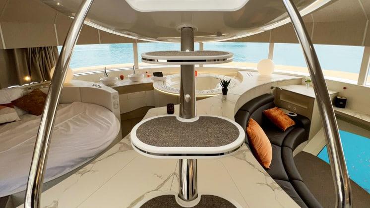 Anthénea floating eco-luxury suite photo copyright Peters & May taken at 