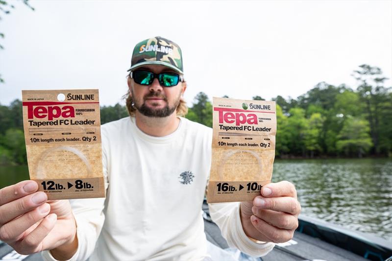 Tepa is a 100% fluorocarbon leader photo copyright Sunline America taken at 