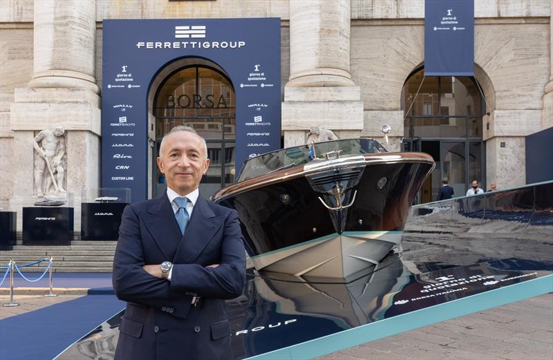 Alberto Galassi - CEO Ferretti Group - photo © Maurizio Paradisi