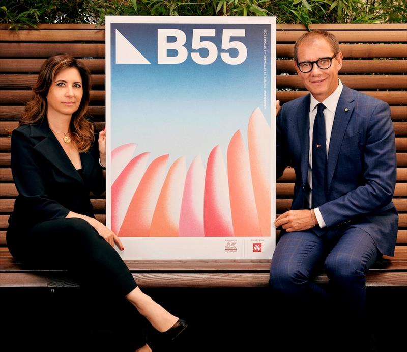 Cristina Scocchia, illycaffe` CEO and Mitja Gialuz, President of Barcolana photo copyright Barcolana taken at 