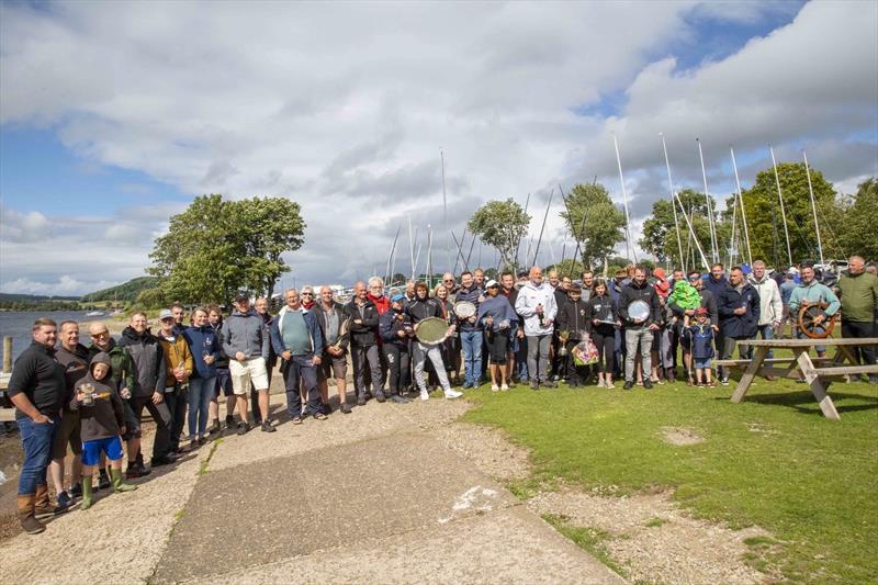 All the prize winners in the 61st Lord Birkett Memorial Trophy at Ullswater  photo copyright Tim Olin / www.olinphoto.co.uk taken at Ullswater Yacht Club