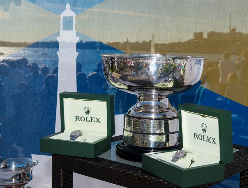 Rolex Fastnet Race trophies - photo © Kurt Arrigo