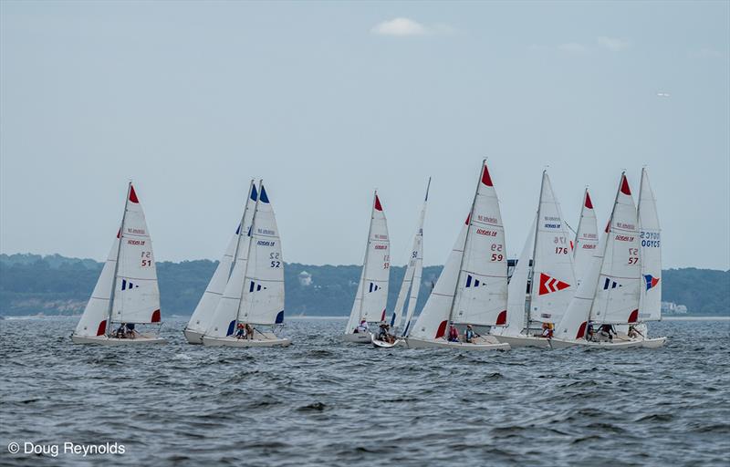 Ideal 18s - Crockers Boat 51 - Larchmont Race Week Weekend photo copyright Doug Reynolds taken at Larchmont Yacht Club