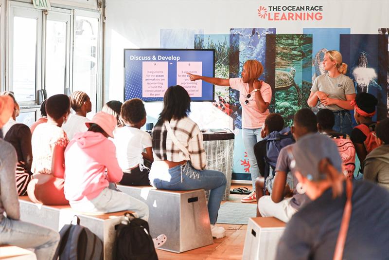 The Ocean Race 2022-23. 22 February 2023, Learning Programme at the Ocean Live Park in Cape Town - photo © Sailing Energy / The Ocean Race