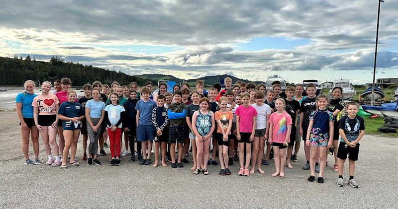 Solway YC Cadet Week - Before & after! - photo © Becky Davison