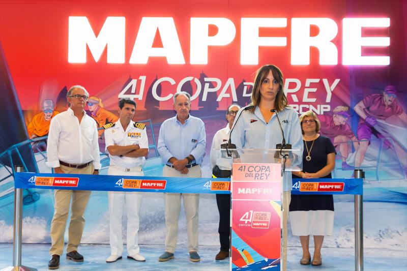 41st Copa del Rey MAPFRE: María del Carmen Sales, Regional Director of MAPFRE for the Baleares - photo © Laura G Guerra / Copa del Rey MAPFRE