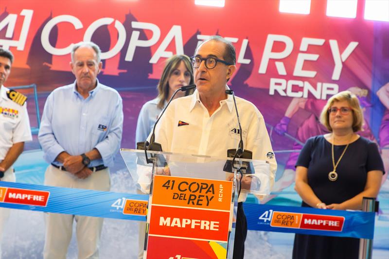 41st Copa del Rey MAPFRE: Emerico Fuster, President of the RCNP - photo © Laura G Guerra / Copa del Rey MAPFRE