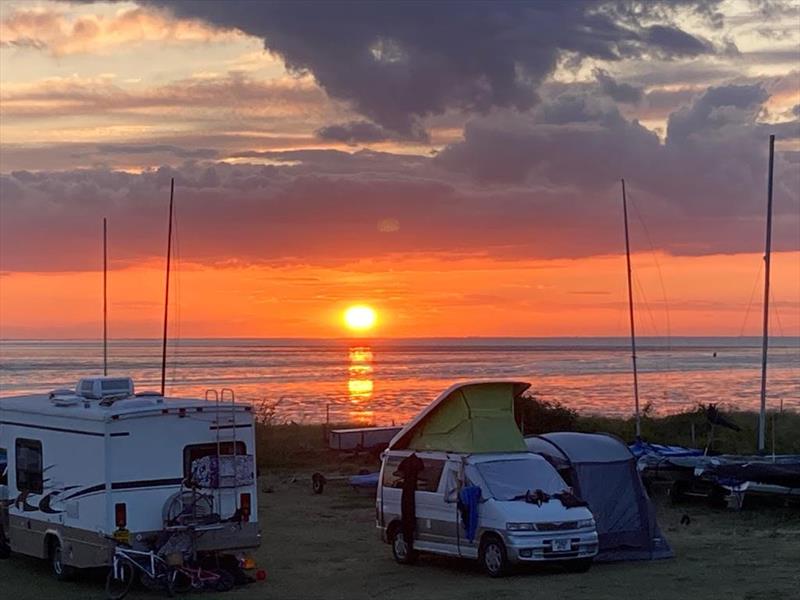 North West Norfolk Week 2023 Day 1: Sunset at Snettisham Beach SC - photo © Peter Miatt