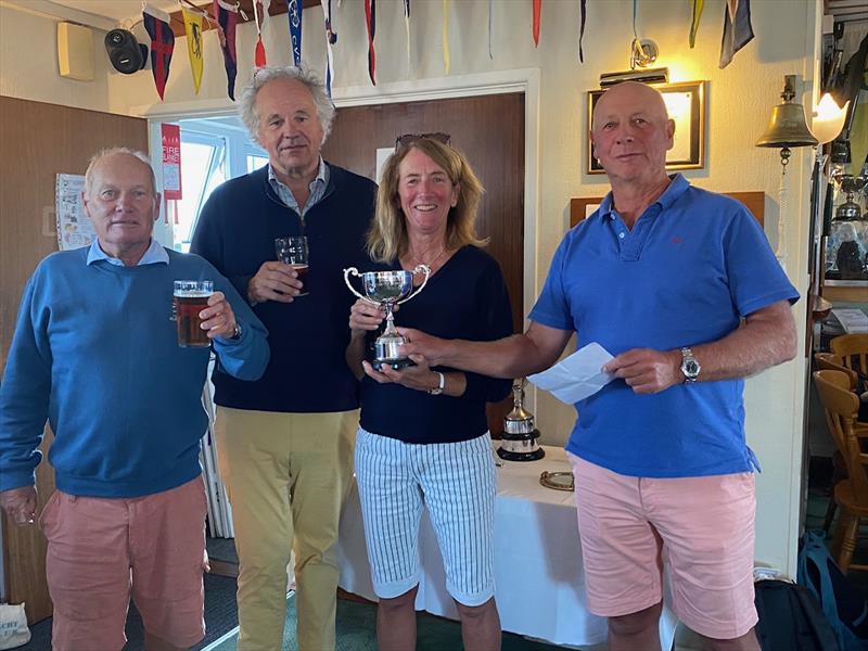 The crew of Grace at the Alderney Regatta 2023 photo copyright Ilona Soane-Sands taken at Alderney Sailing Club