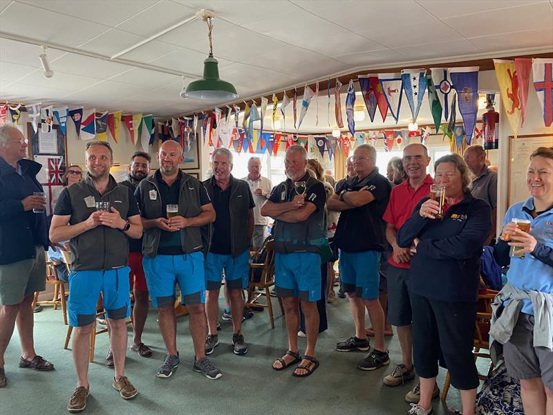 The crew of Black Jack at the Alderney Regatta 2023 photo copyright Ilona Soane-Sands taken at Alderney Sailing Club