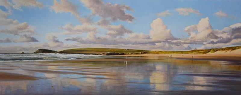 Clouds, Constantine by Duncan Palmer RSMA – 69 X 171cm, £2,750 photo copyright Royal Society of Marine Artists taken at 